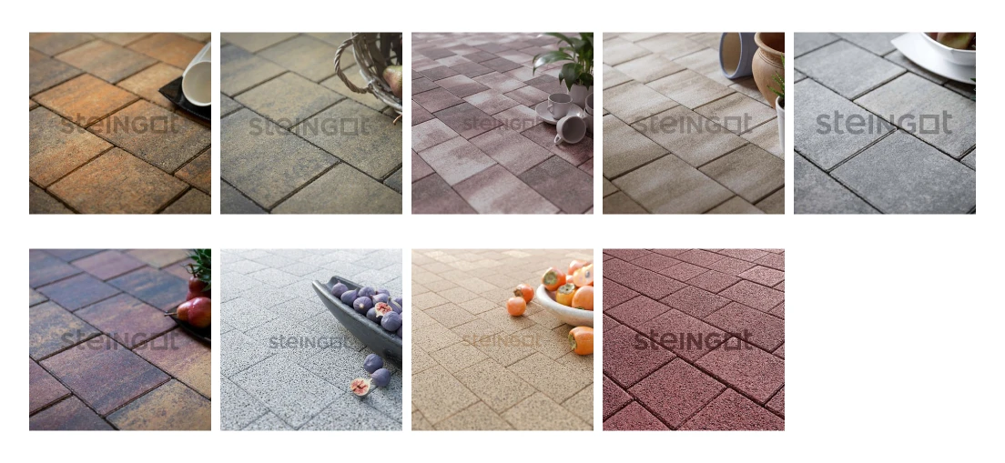 Тротуарная плитка Новый город Steingot размеры и схема укладки