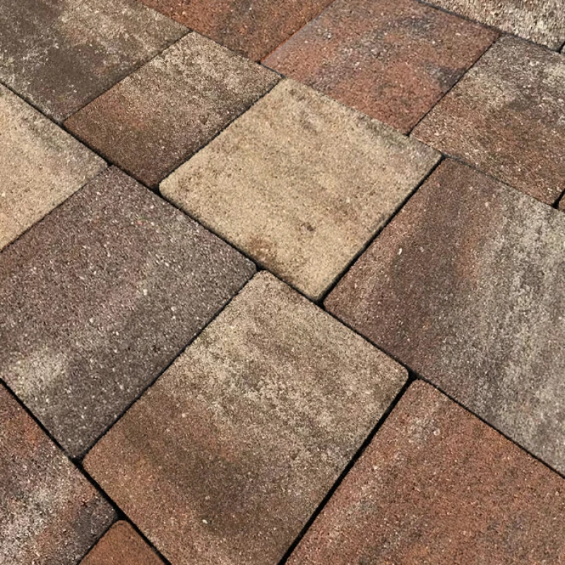 Тротуарная плитка КОЛОР МИКС №28 Мокко НОВЫЙ ГОРОД 1НГ4Ф Нобетек 40 мм