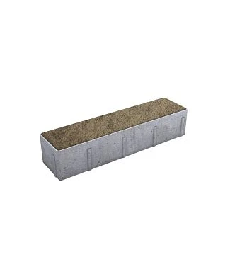 Тротуарная плитка ПРЯМОУГОЛЬНИК Листопад гранит Старый замок В.11.П.10 Выбор 100 мм