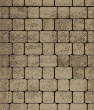 Тротуарная плитка КЛАССИКО Листопад гладкий Антрацит А.1.КО.4 Выбор 40 мм