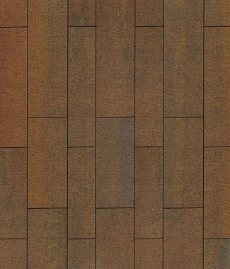 Тротуарная плитка ПАРКЕТ Листопад гранит Антрацит Б.9.Псм.8 Выбор 80 мм