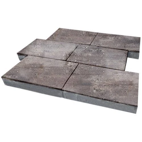 Тротуарная плитка Парк Плейс Умбра Гладкая SteinRus 80 мм