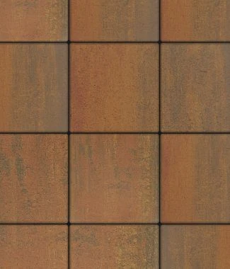 Тротуарная плитка КВАДРАТ 400х400 Листопад гладкий Арабская ночь Б.6.К.6 Выбор 60 мм