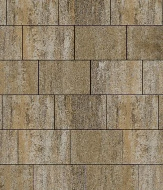 Тротуарная плитка ПРЯМОУГОЛЬНИК 750х500 Листопад гладкий Старый замок Б.14.П.8 Выбор 80 мм