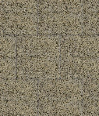 Тротуарная плитка КВАДРАТ 400х400 Гранит Желтый Б.6.К.6 Выбор 60 мм