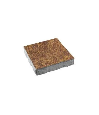 Тротуарная плитка КВАДРАТ 400х400 Листопад гладкий Осень Б.6.К.6 Выбор 60 мм