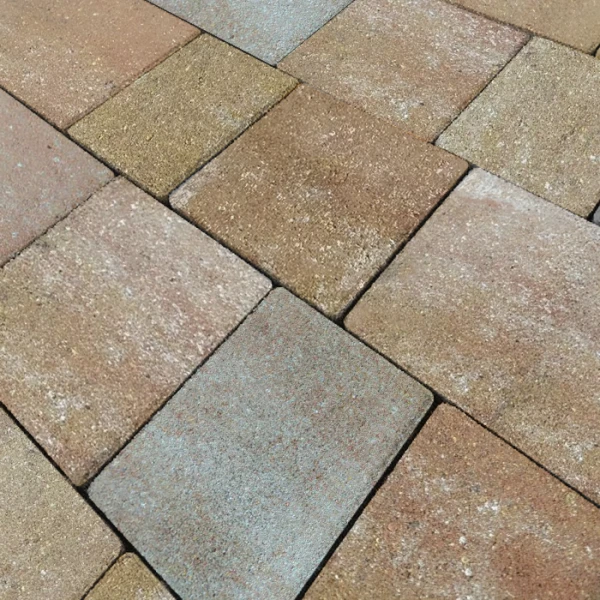 Тротуарная плитка КОЛОР МИКС №2 Янтарь НОВЫЙ ГОРОД 1НГ4Ф Нобетек 40 мм