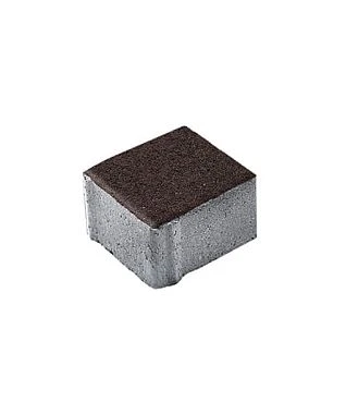 Тротуарная плитка КВАДРАТ Гранит Коричневый А.3.К.4 Выбор 40 мм