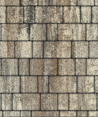 Тротуарная плитка СТАРЫЙ ГОРОД Листопад гранит Клен Б.1.Фсм.6 Выбор 60 мм