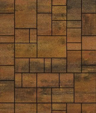 Тротуарная плитка МЮНХЕН Листопад гладкий Каир Б.2.Фсм.6 Выбор 60 мм