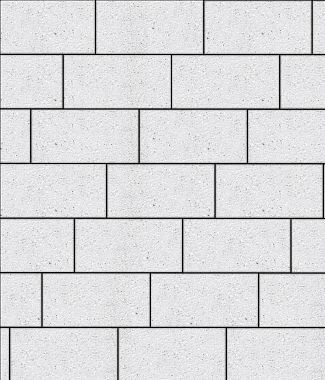 Тротуарная плитка ПРЯМОУГОЛЬНИК 500х250 Стоунмикс Белый Б.17.П.8 Выбор 80 мм