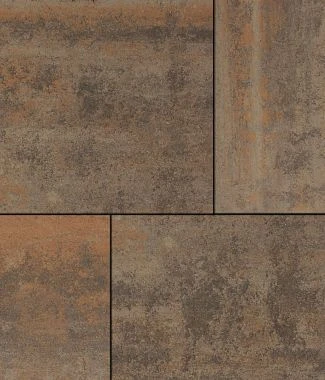 Тротуарная плитка КВАДРАТ Листопад гладкий Саванна Б.7.К.8 Выбор 80 мм