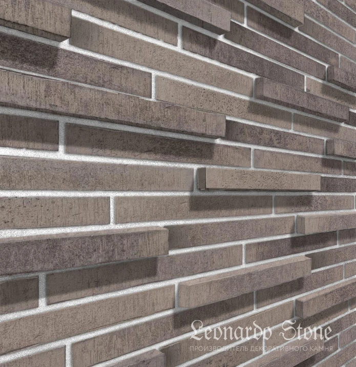 Ригельный кирпич Сиэтл 3D 403 mix Леонардо Стоун