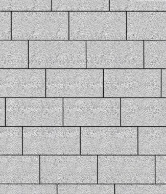 Тротуарная плитка ПРЯМОУГОЛЬНИК 300х150 Гранит Черный Б.10.П.8 Выбор 80 мм