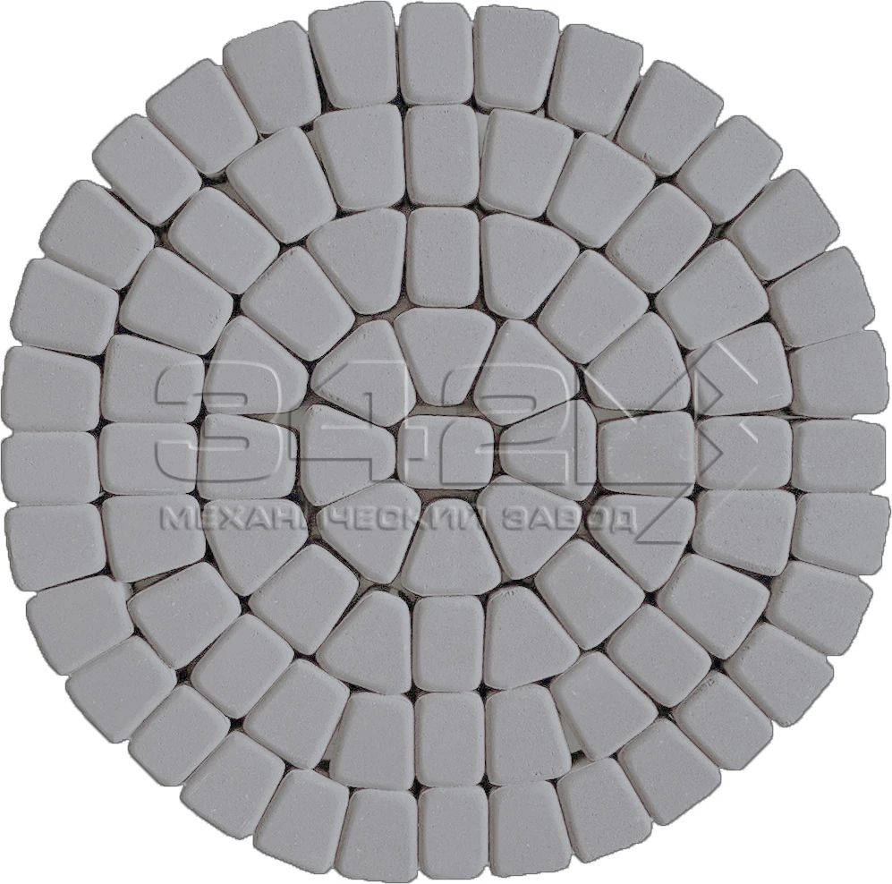 Тротуарная плитка Круговая классика 60 Серый 342 МЗ