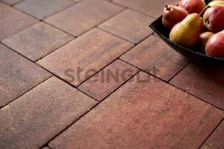 Тротуарная плитка Бавария Темно-красная Steingot 60 мм