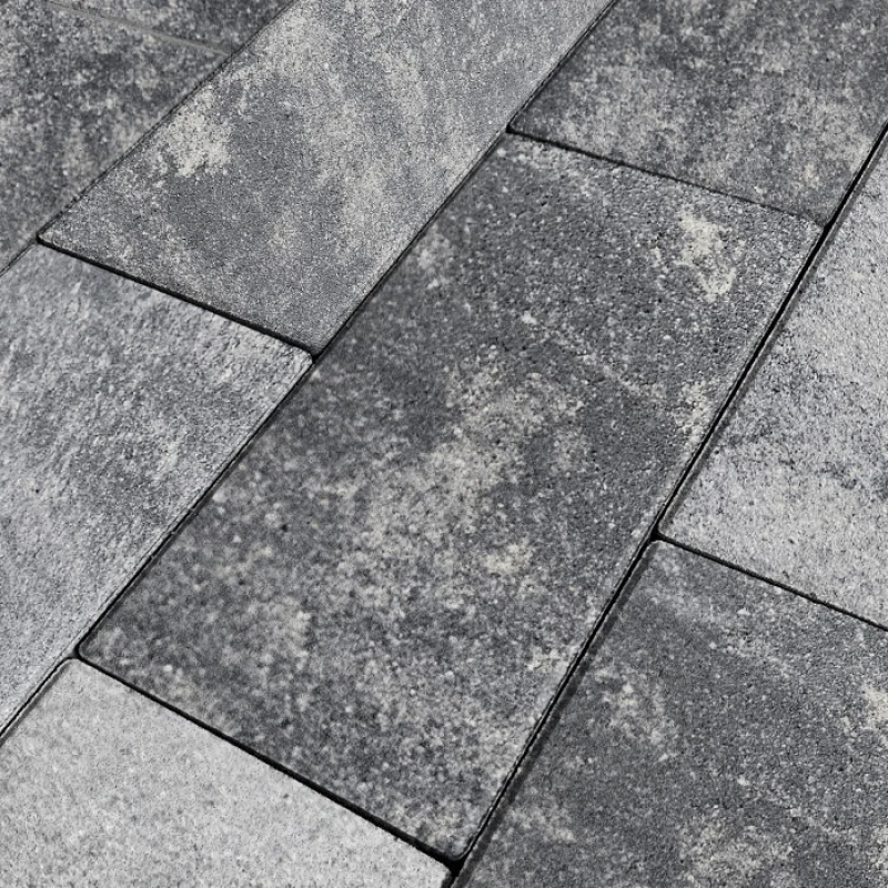 Широкоформатная плита 5П8ф 600X300 КОЛОРМИКС №5 Антрацит Нобетек 80 мм