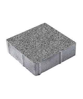 Тротуарная плитка КВАДРАТ 300х300 Гранит Серый с черным Б.1.К.6 Выбор 60 мм