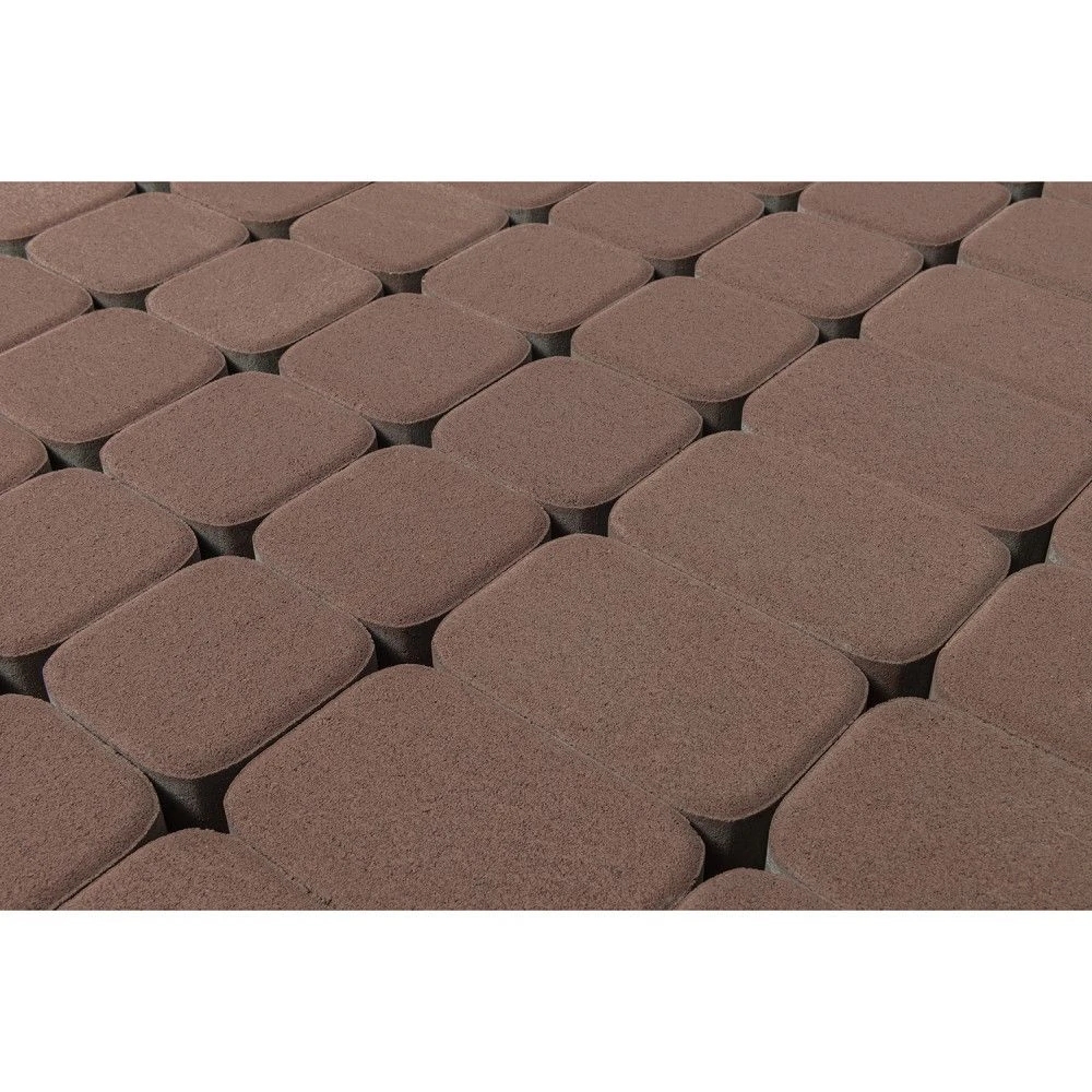 Тротуарная плитка Классико Дуо, Винный BRAER 40 мм