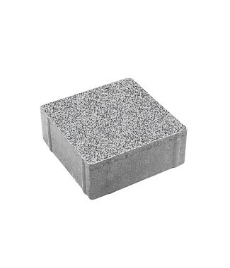 Тротуарная плитка КВАДРАТ 200х200 Гранит Серый с черным Б.2.К.6 Выбор 60 мм