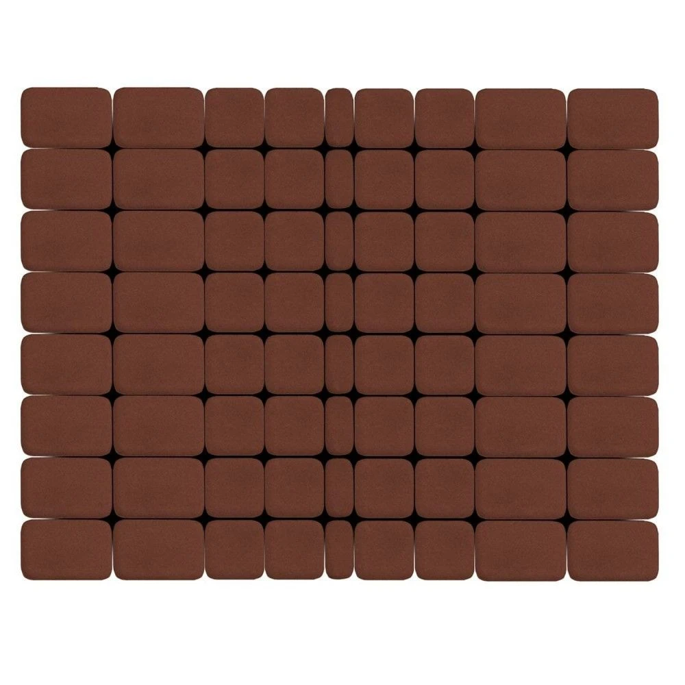 Тротуарная плитка Классико, Винный BRAER 60 мм