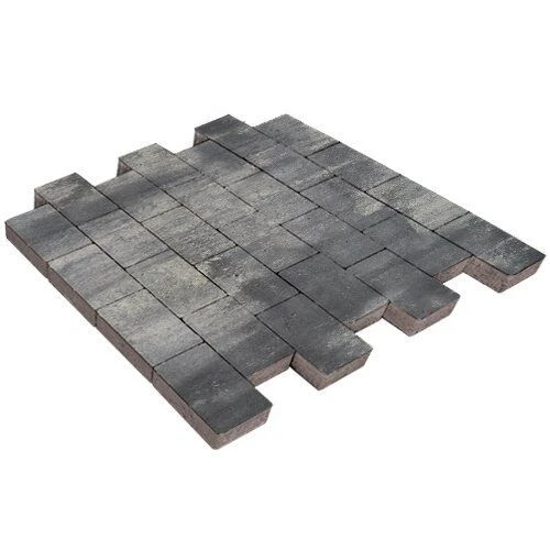 Тротуарная плитка Грас Актау Гладкая SteinRus 80 мм