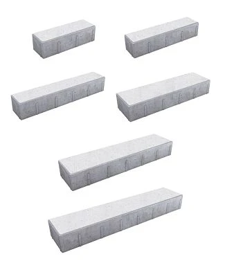 Тротуарная плитка ПАРКЕТ Стоунмикс Белый Б.16.Псм.8 Выбор 80 мм