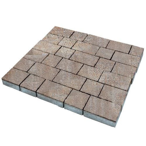 Тротуарная плитка Palermo Берилл Гладкая SteinRus 80 мм