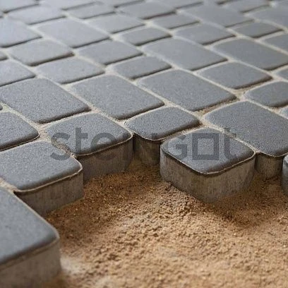 Тротуарная плитка Классика Серая Steingot 60 мм