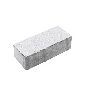 Тротуарная плитка ПРЯМОУГОЛЬНИК 240х120 Стоунмикс Белый Б.3.П.6 Выбор 60 мм