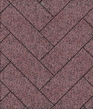 Тротуарная плитка ПРЯМОУГОЛЬНИК 600х200 Гранит Красный с черным Б.6.П.8 Выбор 80 мм