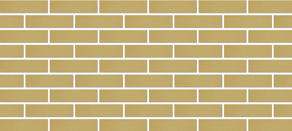 Кирпич облицовочный Слоновая кость гладкий одинарный 1 NF Терекс