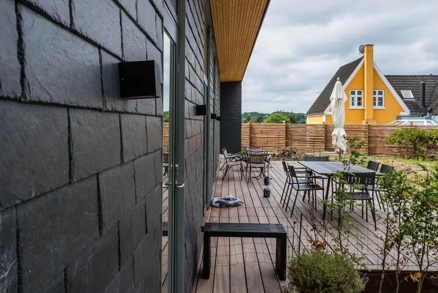 Плитка Сланец чёрный (натуральный скол) 200х 400 Pharaon