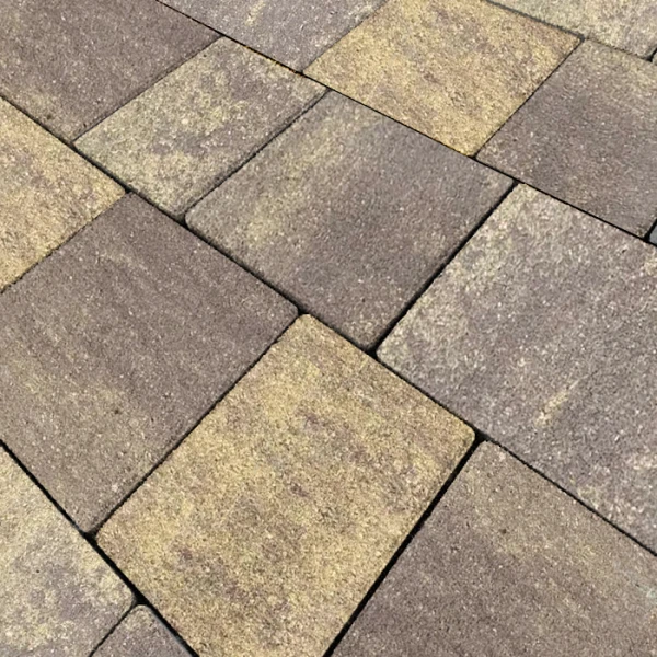 Тротуарная плитка КОЛОР МИКС №24 Листопад НОВЫЙ ГОРОД 1НГ4Ф Нобетек 40 мм