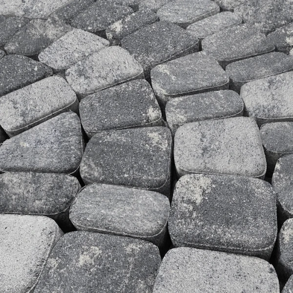 Тротуарная плитка КЛАССИКА 1КЛ6Ф КОЛОРМИКС №5 Антрацит Нобетек 60 мм