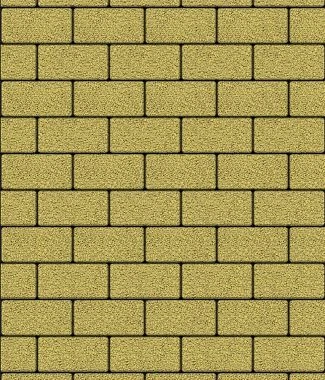 Тротуарная плитка ПРЯМОУГОЛЬНИК 200х100 Гранит Желтый Б.2.П.6 Выбор 60 мм