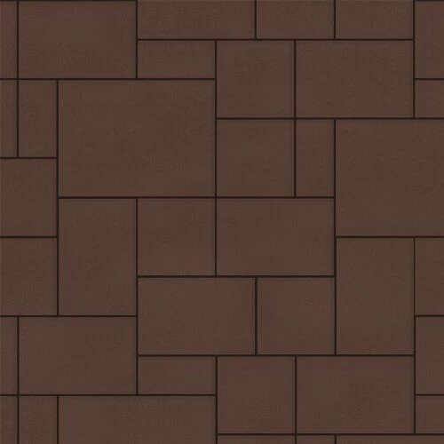 Тротуарная плитка Инсбрук Альпен Винный Гладкая SteinRus 60 мм