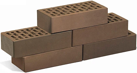Кирпич облицовочный Браер кладка Мокко евро 0.7 NF гладкий М-150