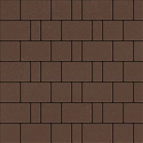 Плитка тротуарная Bergamo Серый Гладкая SteinRus 40 мм