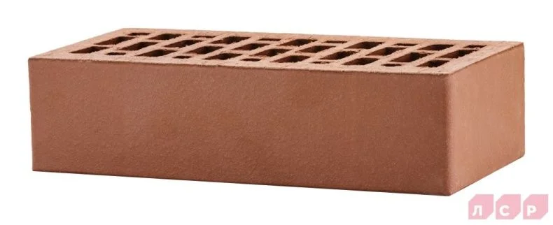 Кирпич лицевой коричневый 1 NF гладкий ЛСР
