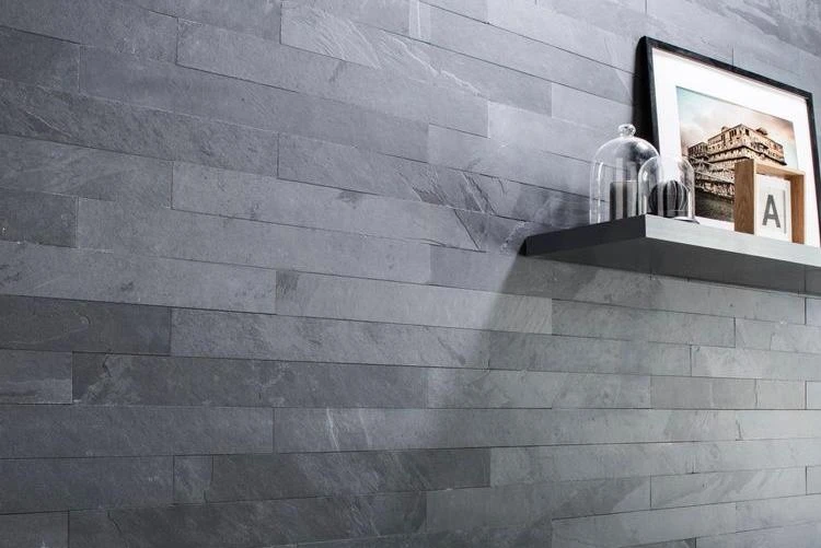 Плитка Сланец черный (нарезка) 70х300 Pharaon