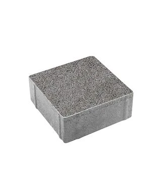 Тротуарная плитка КВАДРАТ Стоунмикс кремовый с черным Б.2.К.6 Выбор 60 мм