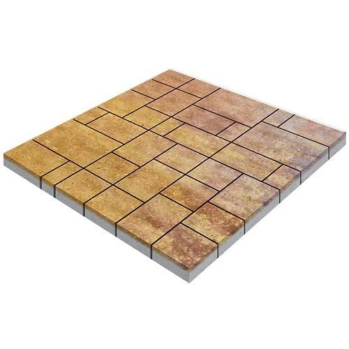 Тротуарная плитка Инсбрук Альпен брайс Гладкая SteinRus 60 мм