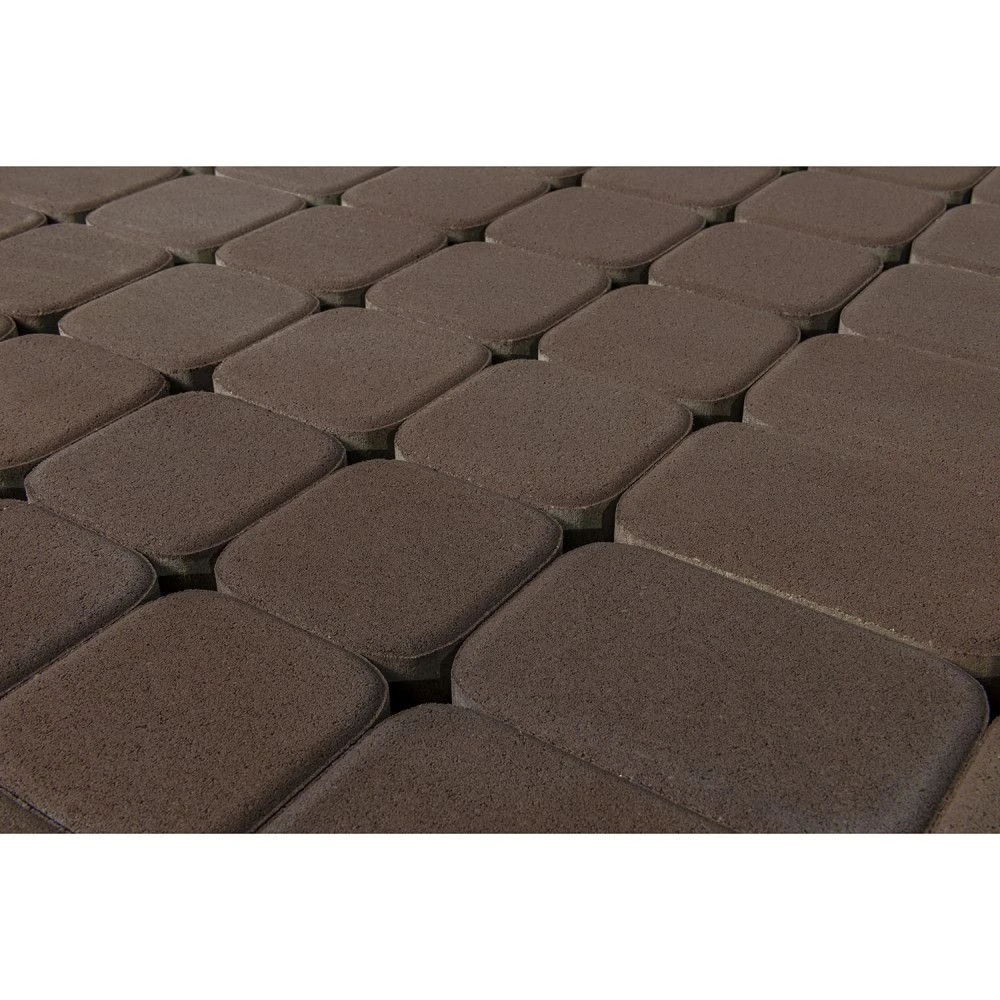 Тротуарная плитка Классико Дуо, Коричневый BRAER 40 мм