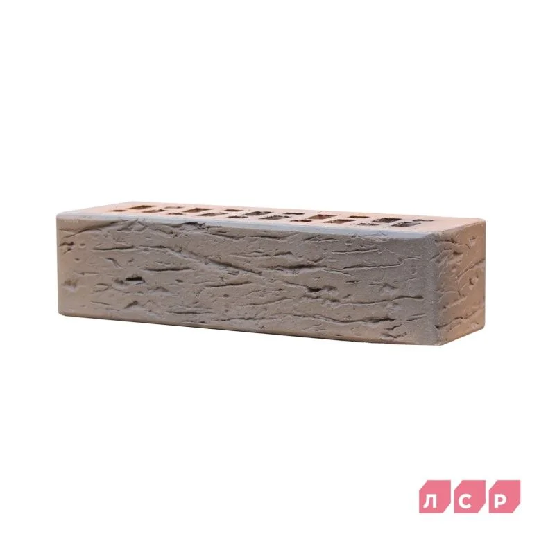 Клинкер фасадный светло-коричневый флэш Прага 0,71 NF береста ЛСР