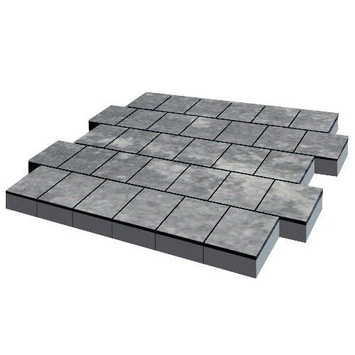 Тротуарная плитка Виго Актау Гладкая SteinRus 80 мм