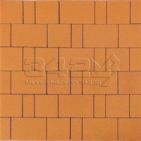 Тротуарная плитка Новый город 40 Оранжевый 342 МЗ