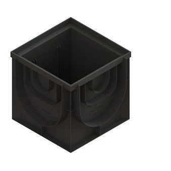 Дождеприемник-пескоуловитель PolyMax Basic ДПП–40.40-ПП угловой пластиковый