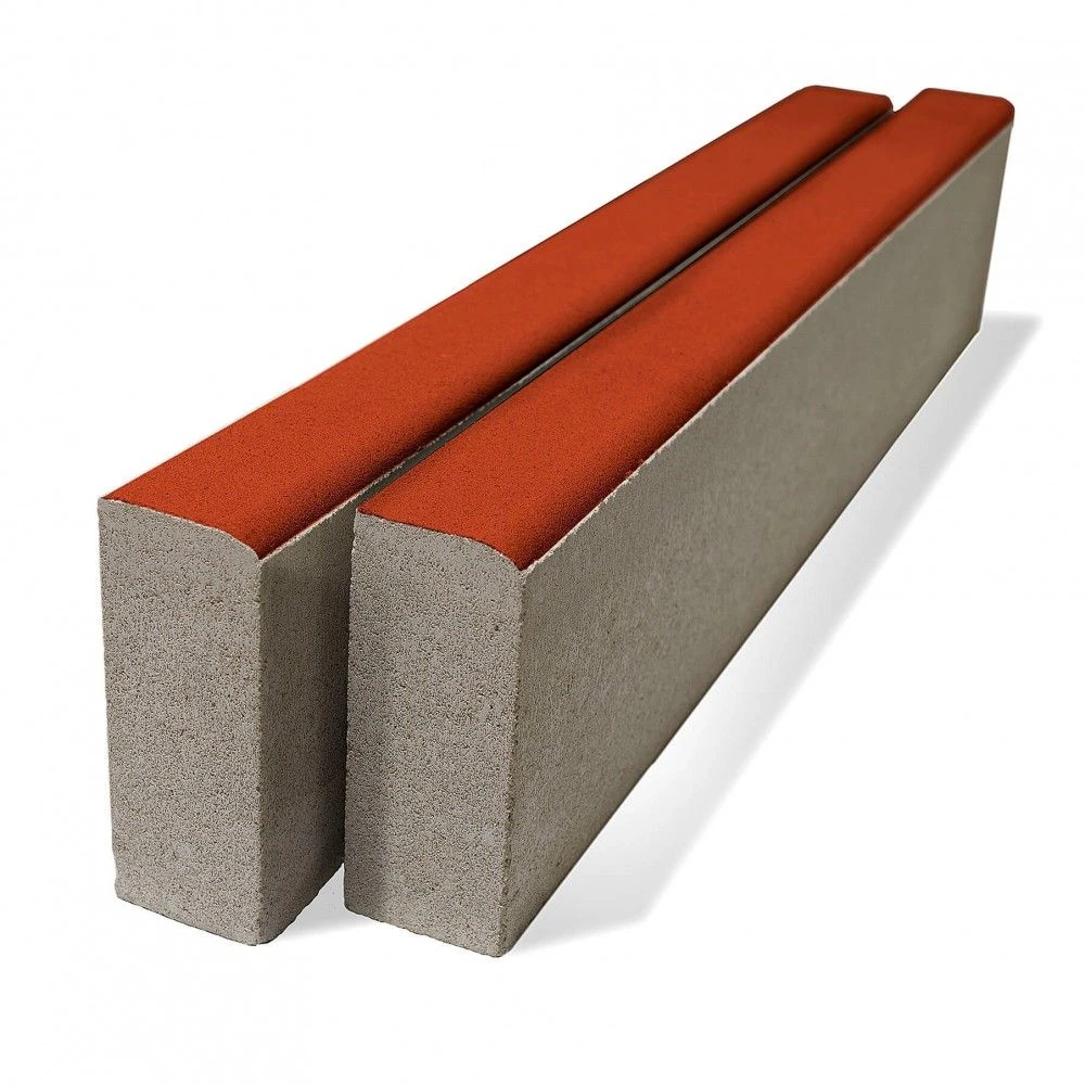 Бордюр тротуарный БР 100.20.8 красный, Braer