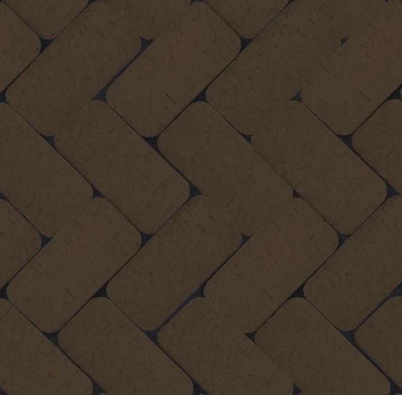 Клинкер тротуарный коричневый "Мюнхен" классик R25 ЛСР